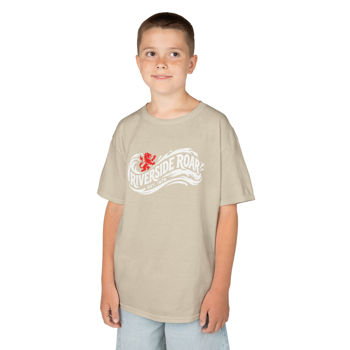 Kids T‑Shirt — Riverside Roar Middlesbrough fc Boro Wave Tshirt (Youth)