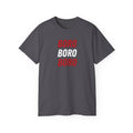 Boro Boro Boro Graphic Tee — Retro Red Logo Cotton T-Shirt