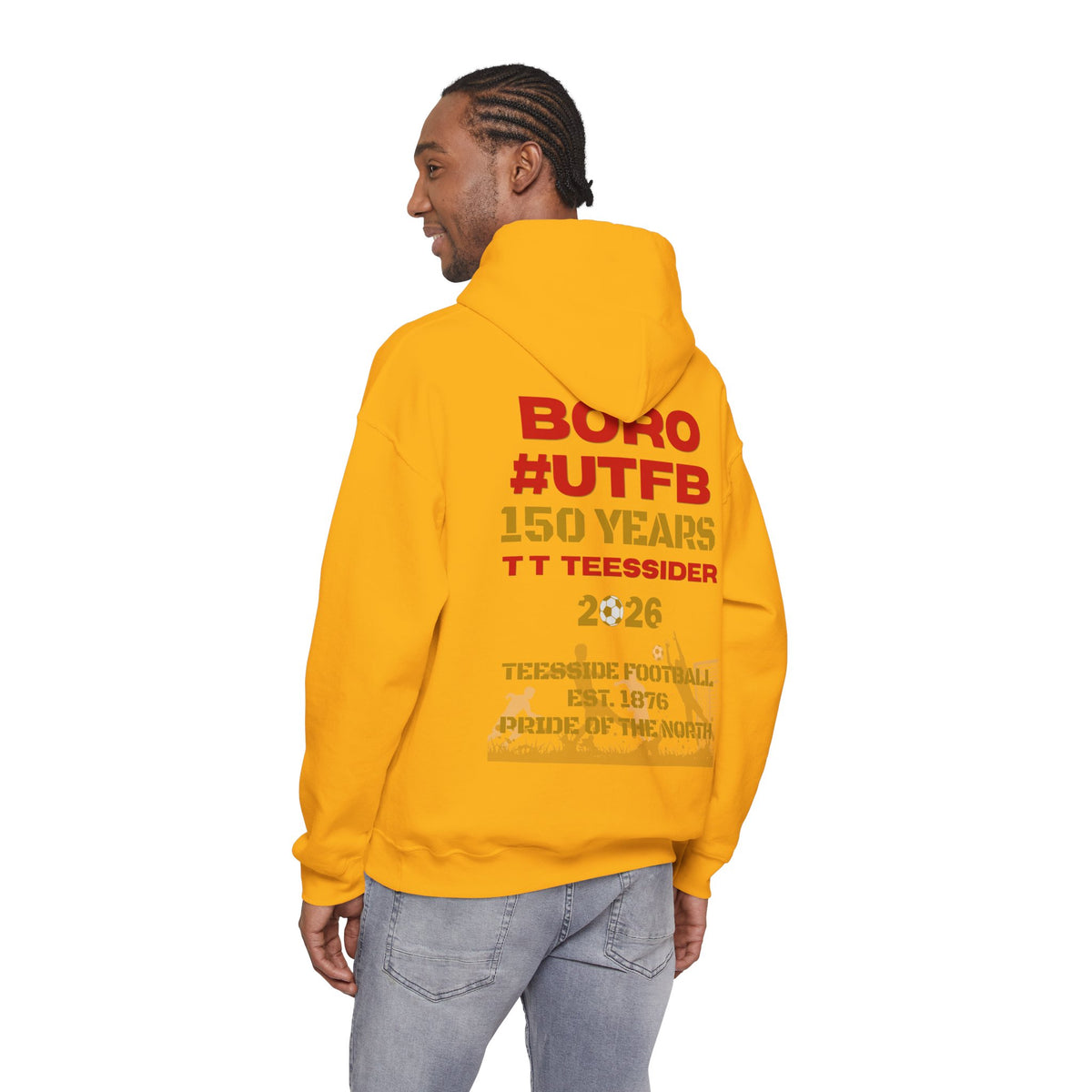 BORO 150 Years 2026 Hoodie 'back print' only.