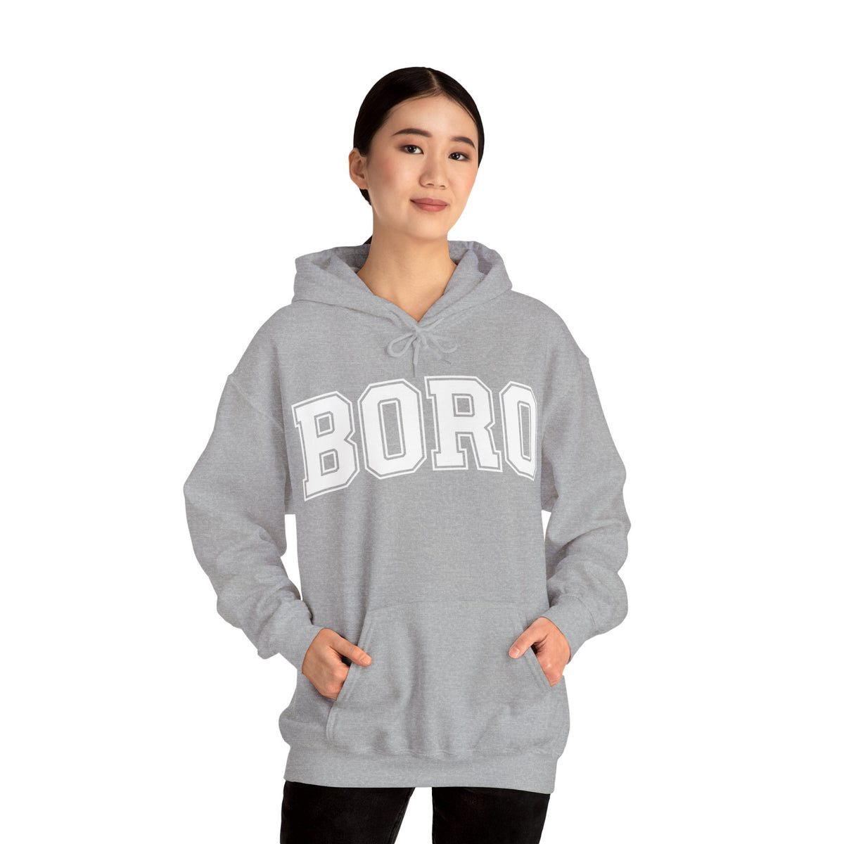 Uni BORO Style Hoodie 'front print' only.