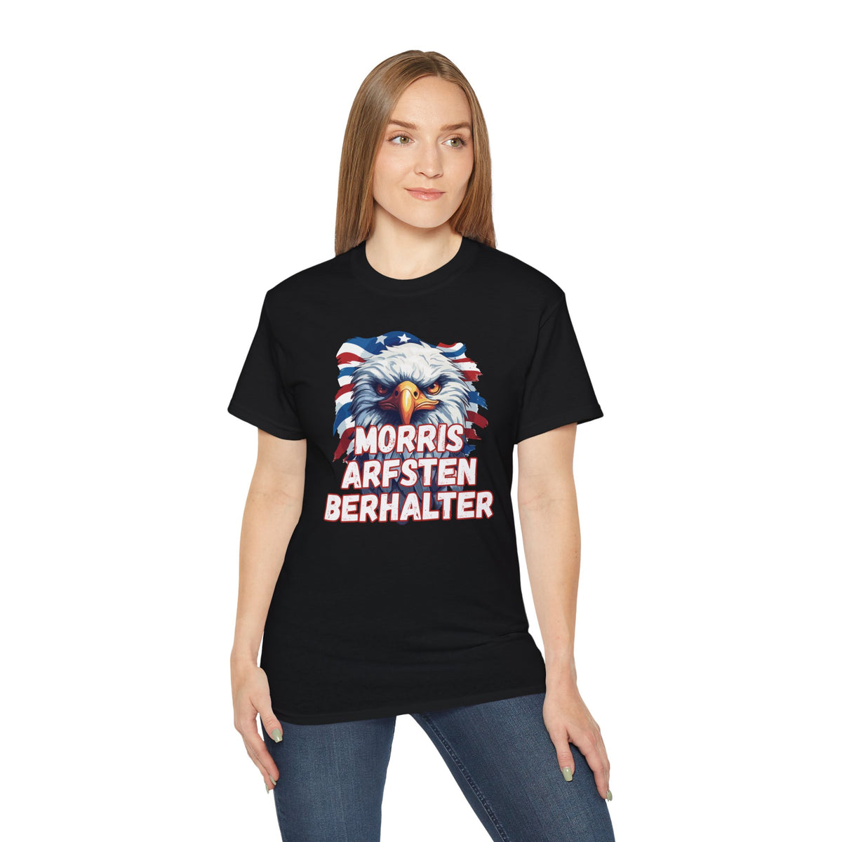 Eagle Graphic Tee — "Morris Arfsten Berhalter" Patriotic USA BORO Shirt