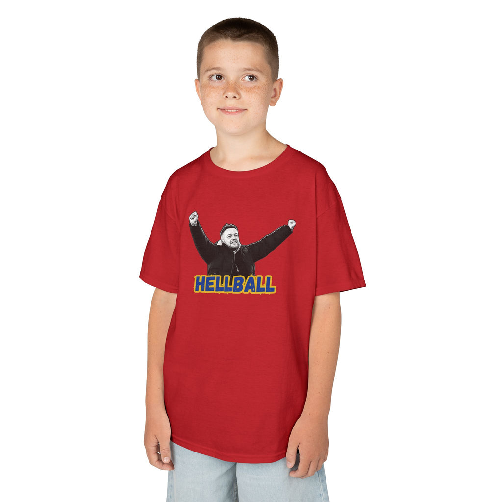 Kids 'HELLBALL' Gaffa Graphic Tee — In Kim we Trust