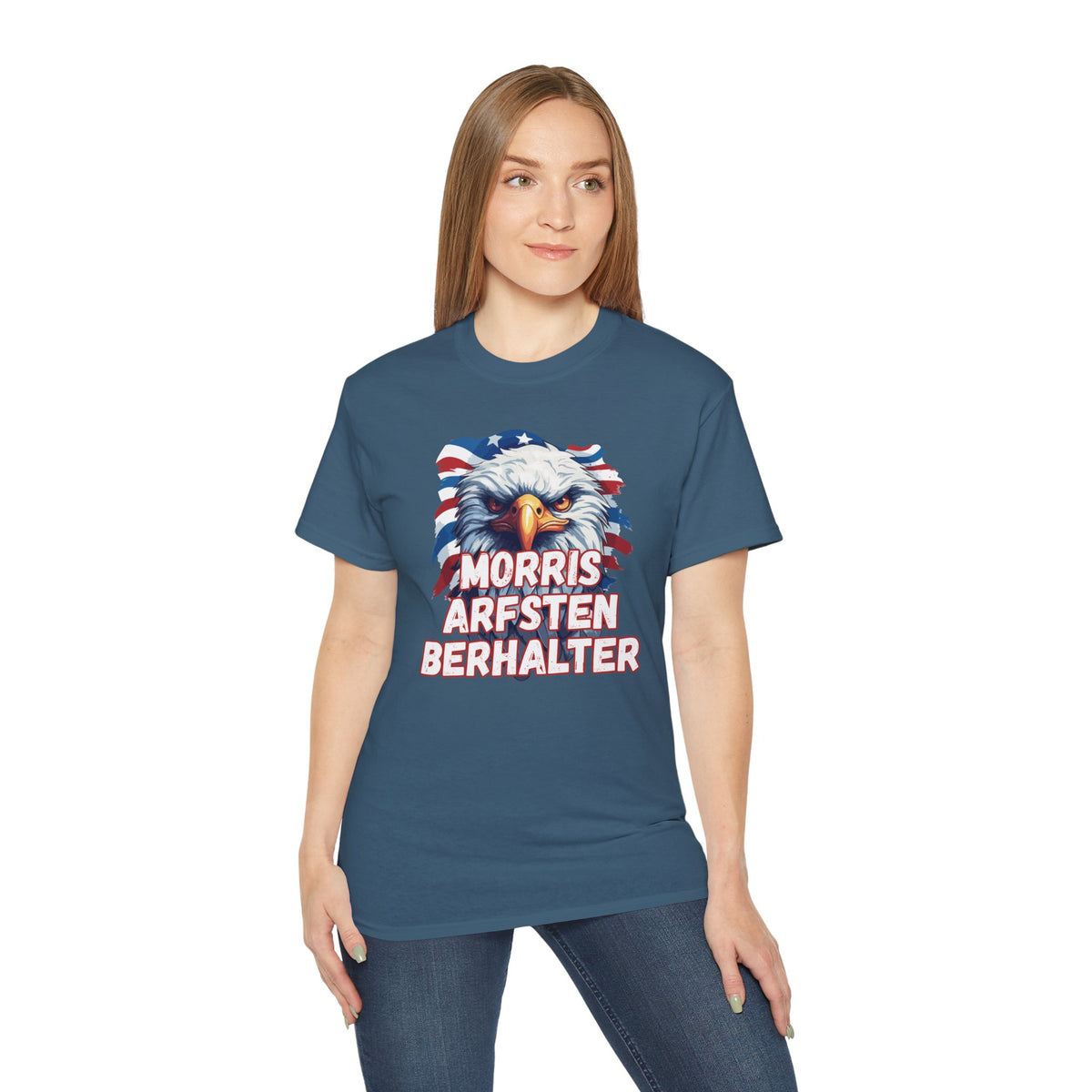 Eagle Graphic Tee — "Morris Arfsten Berhalter" Patriotic USA BORO Shirt