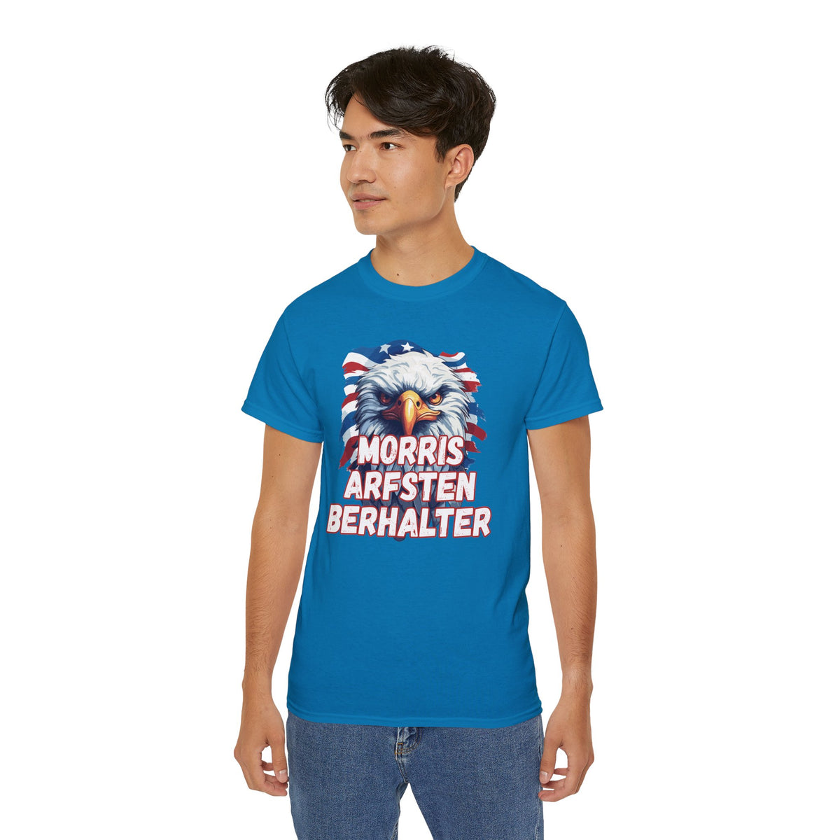 Eagle Graphic Tee — "Morris Arfsten Berhalter" Patriotic USA BORO Shirt