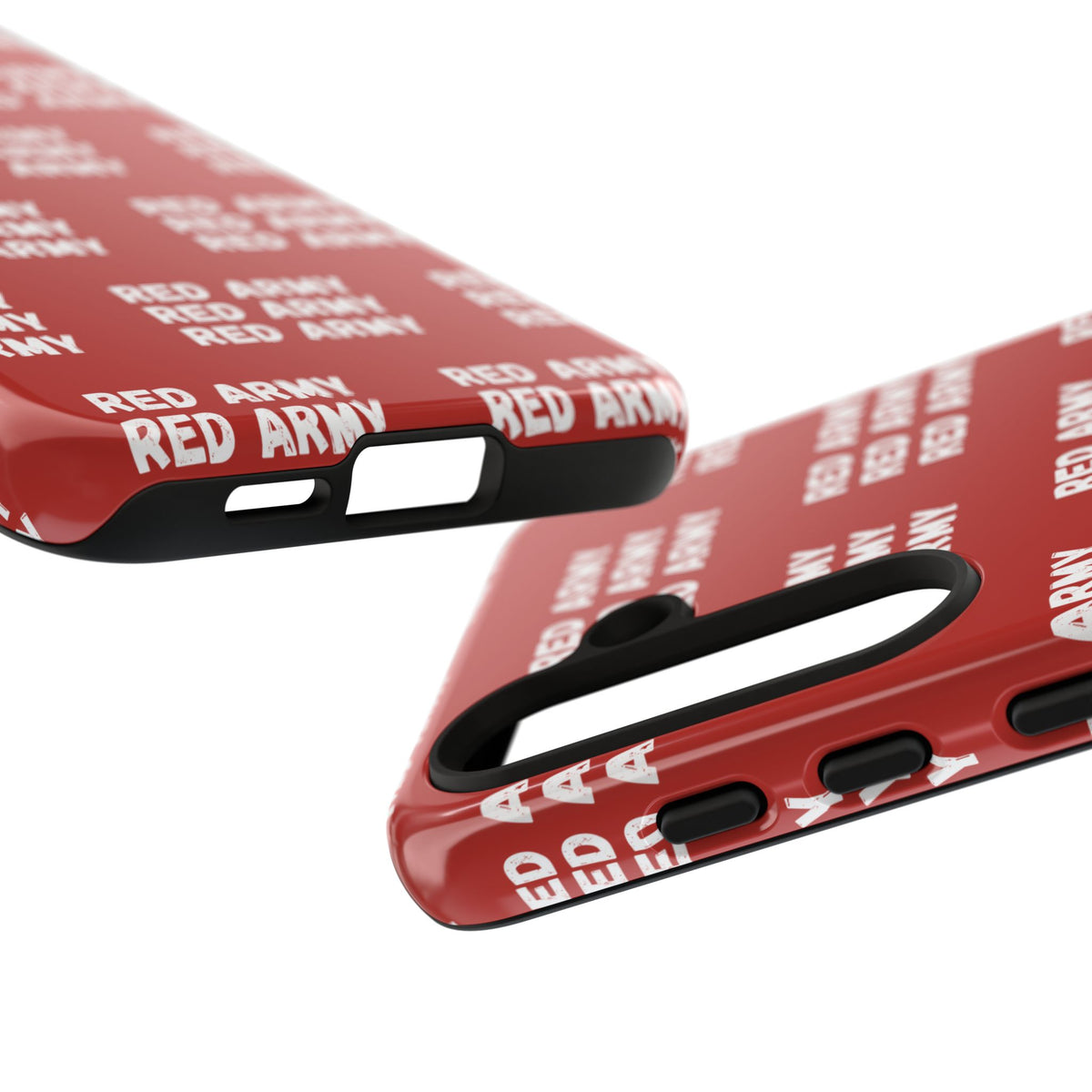 "RED ARMY RED ARMY RED ARMY" Phone Case — Red Pattern Tough Case