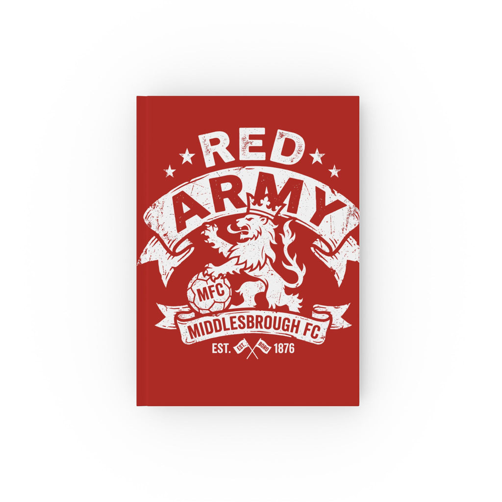 Red Army Middlesbrough FC Hardback Journal – Football Fan Notebook