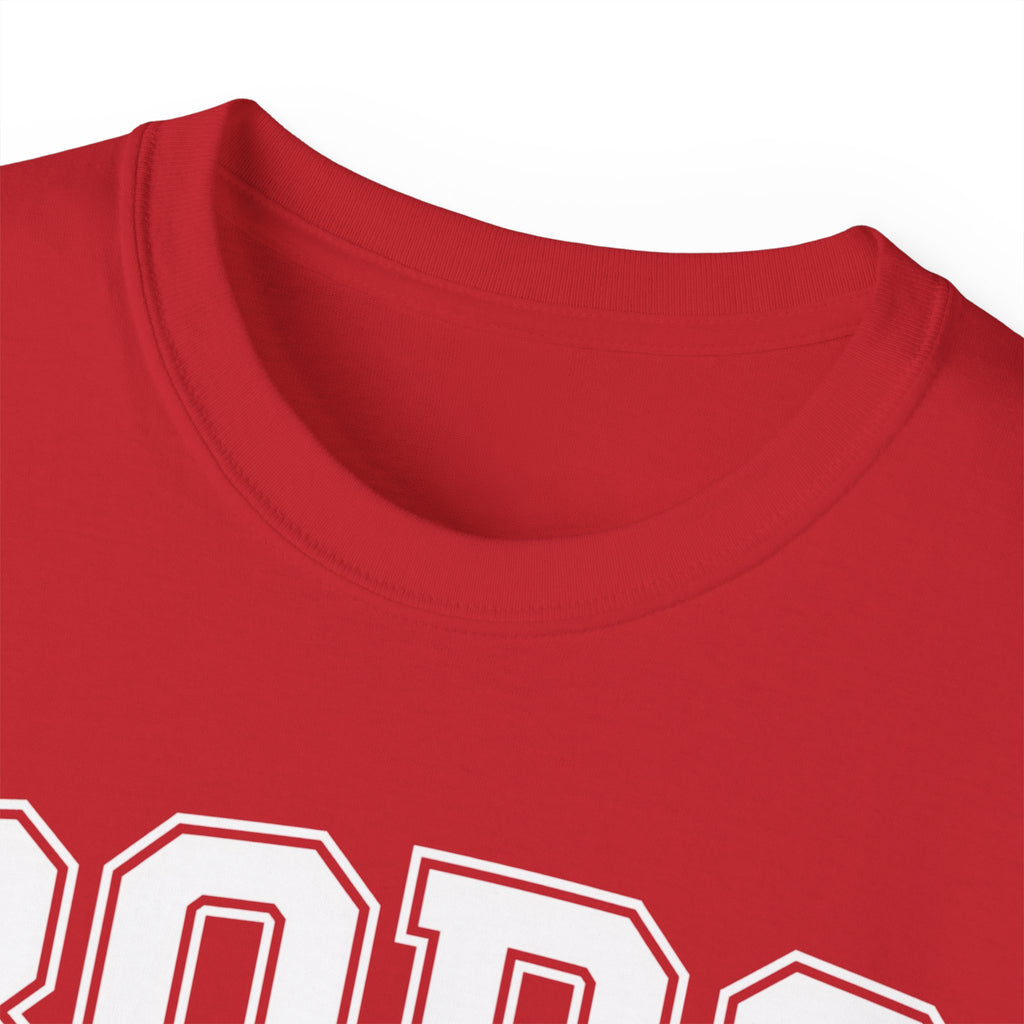 BORO Collegiate Graphic Tee — Classic UNI Lettering T-Shirt