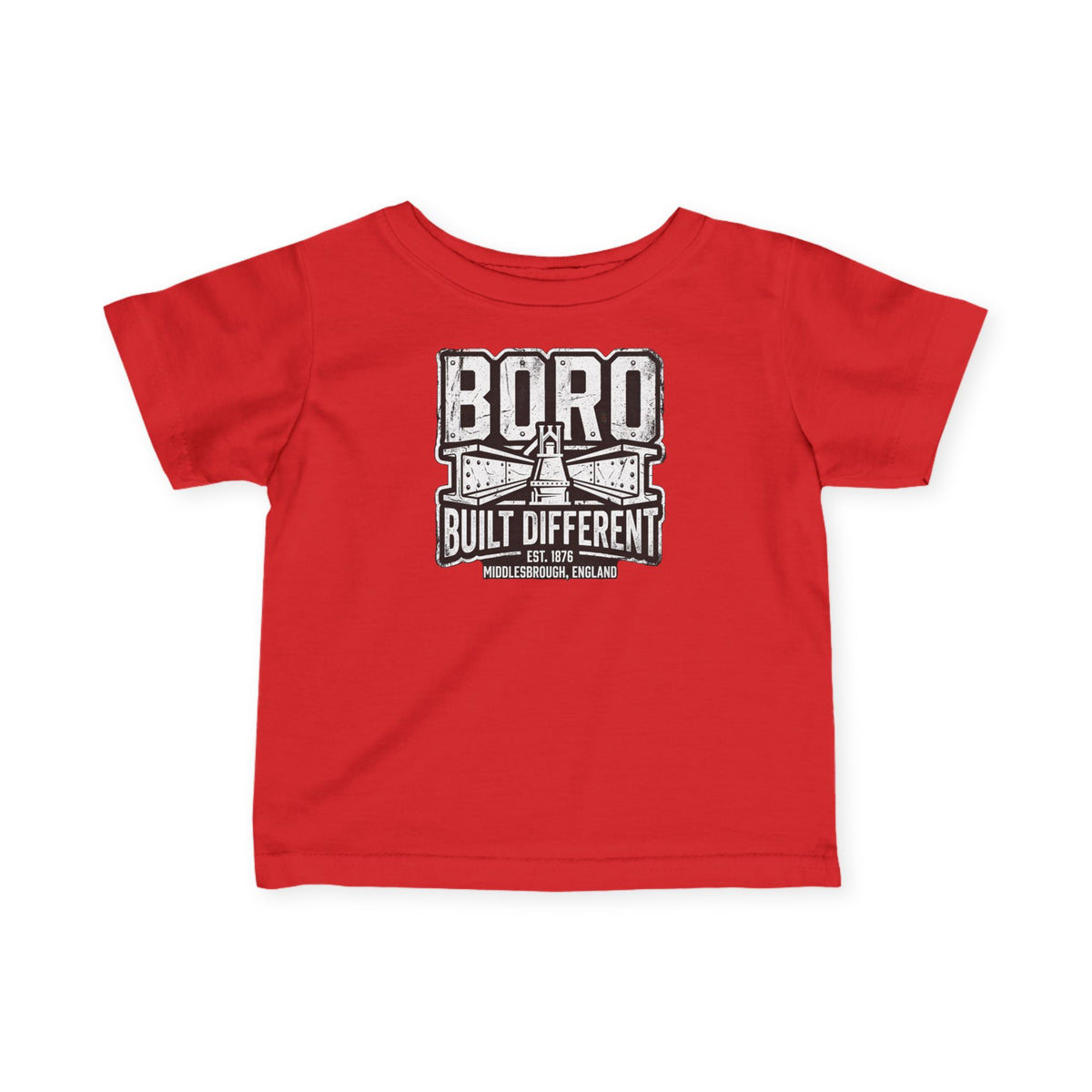 Infant Tee - Boro Built Different — 'BORO Built Different' Graphic T-Shirt