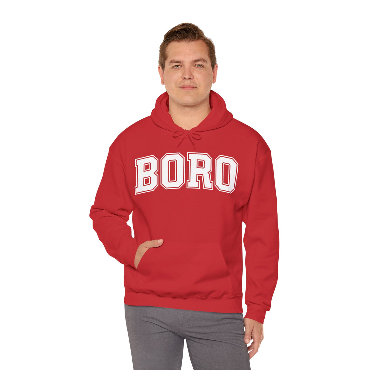 Uni BORO Style Hoodie 'front print' only.