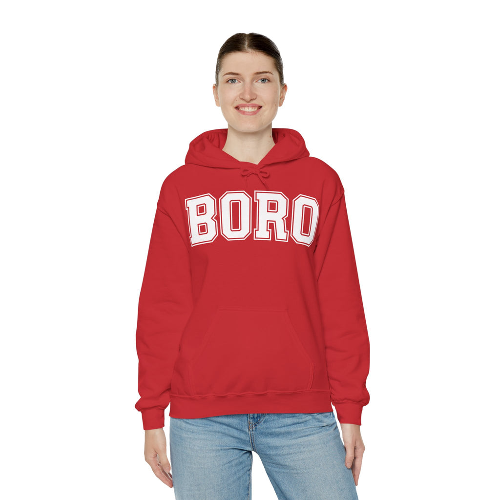 Uni BORO Style Hoodie 'front print' only.