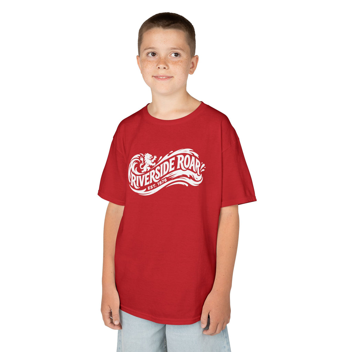 Kids T‑Shirt — Riverside Roar Middlesbrough fc Boro Wave Tshirt (Youth)