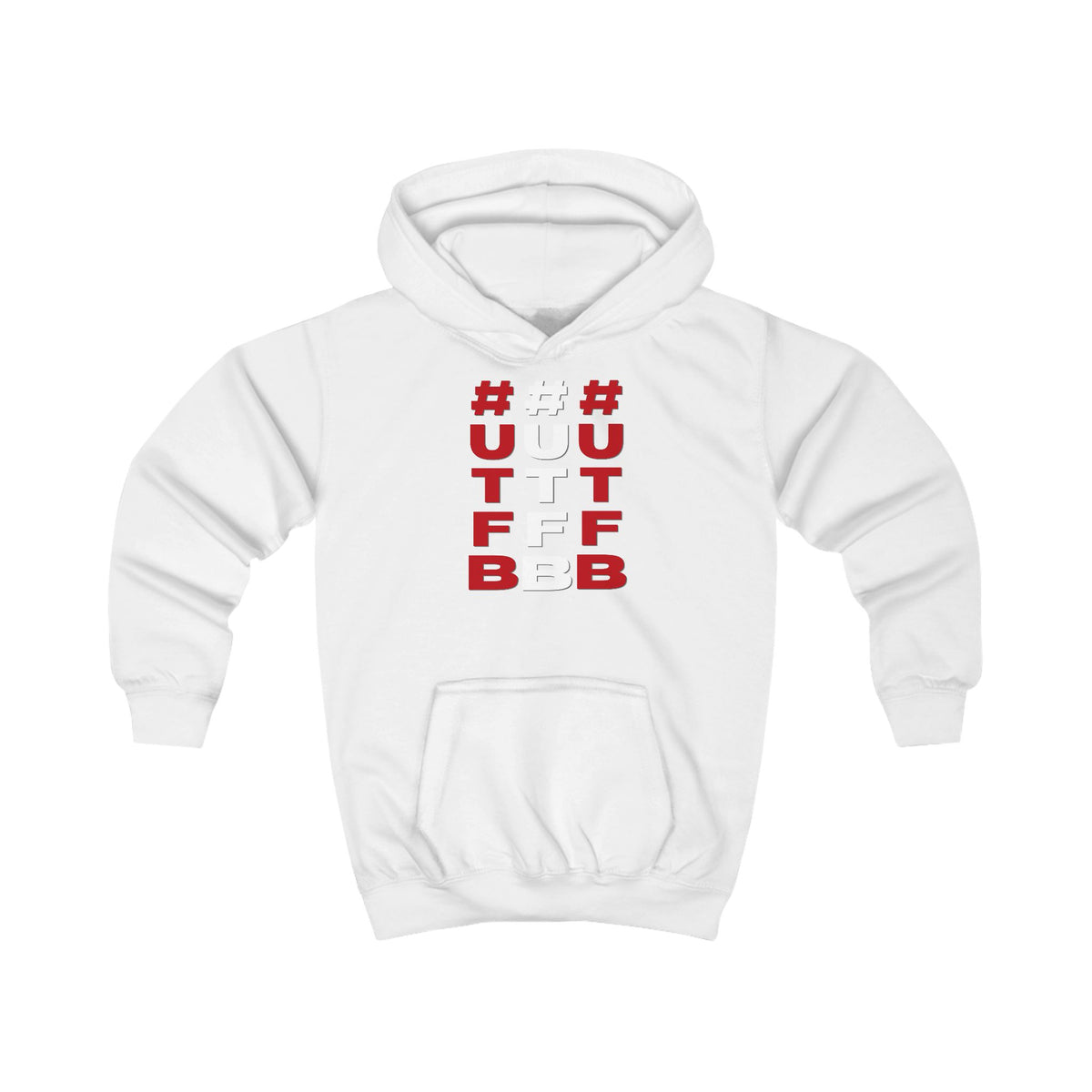 Kids BORO Hoodie - Bold Vertical #UTFB Youth Sweatshirt