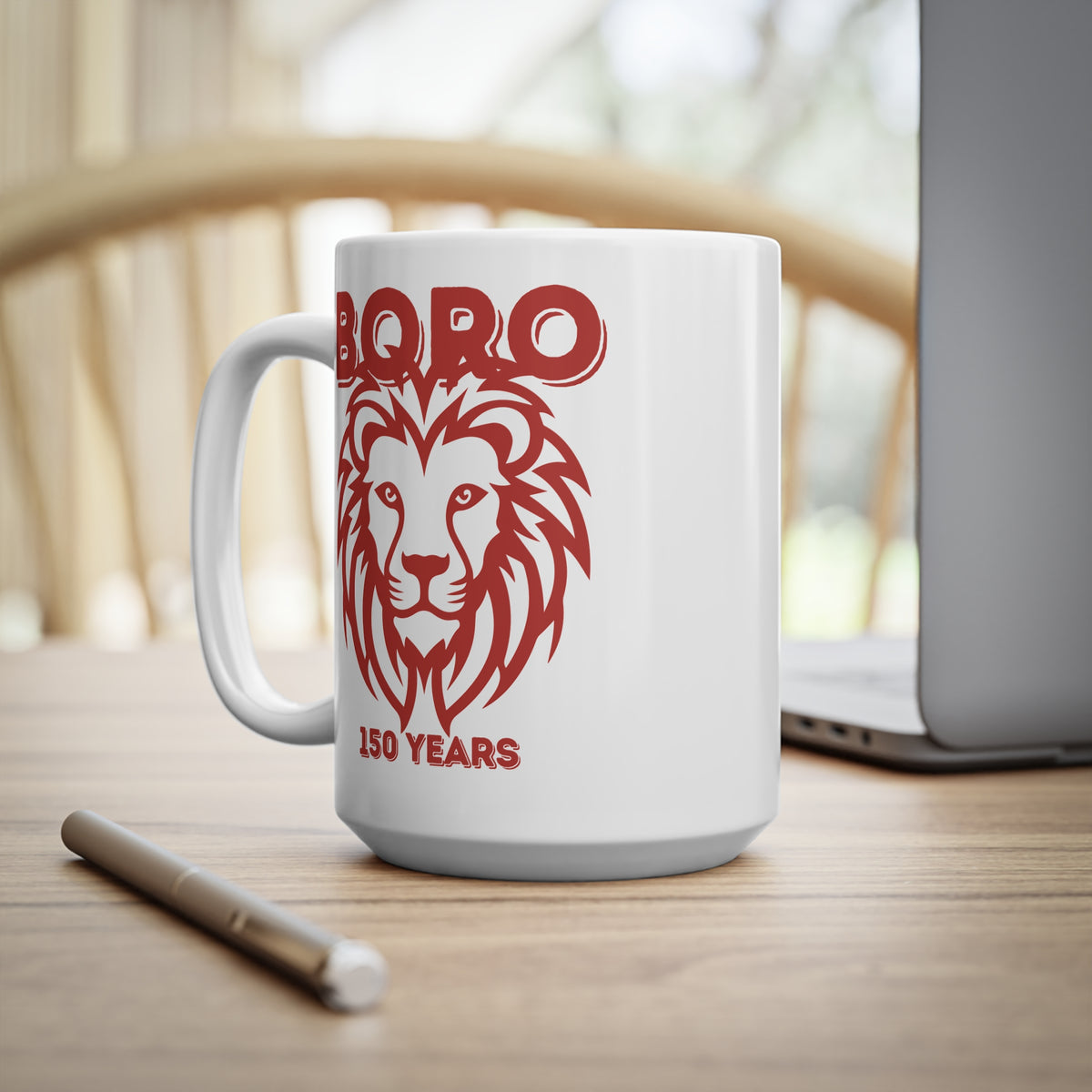 Boro Lion 150 Years Ceramic Coffee Mug — 11oz & 15oz