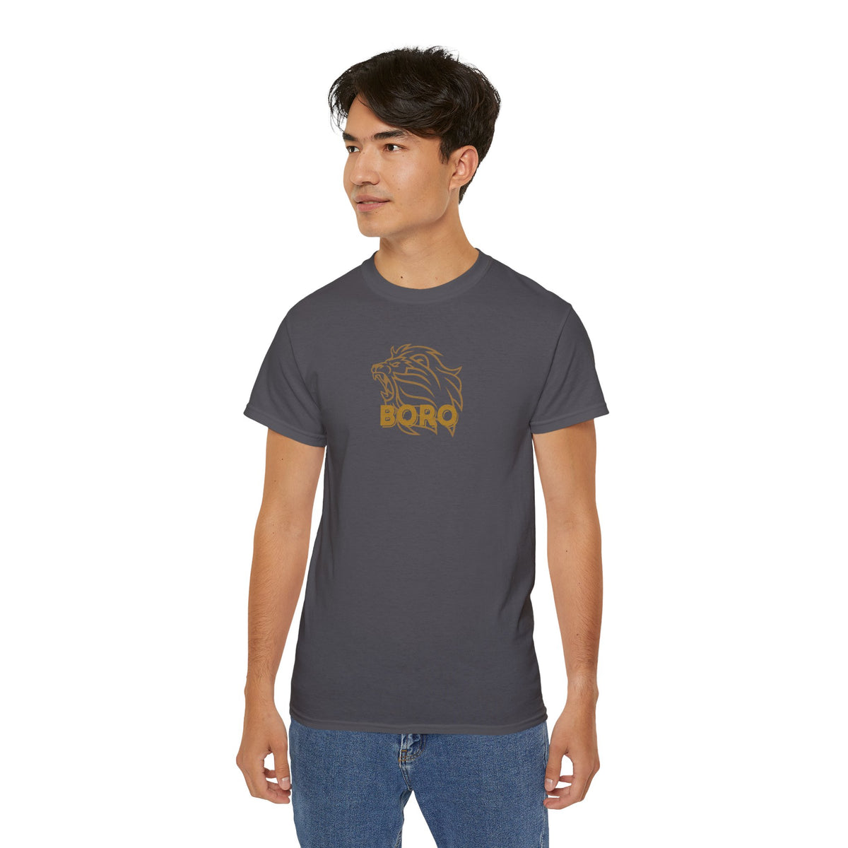 GOLD Roaring Lion BORO Football T-Shirt