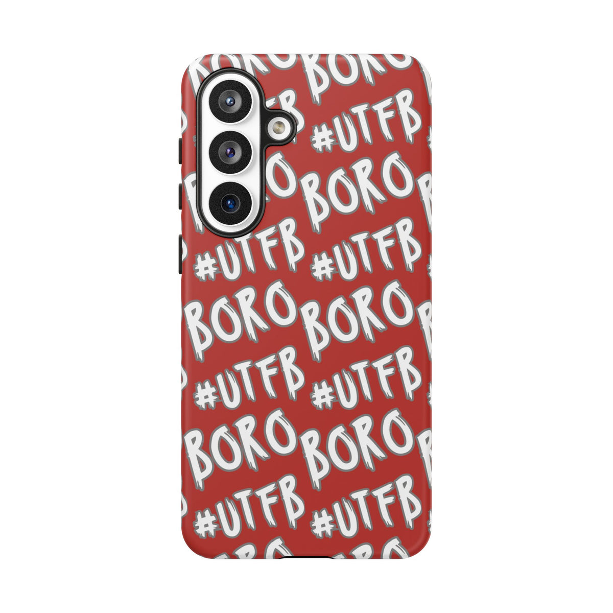 Phone Case — Red #UTFB BORO Pattern Protective Case