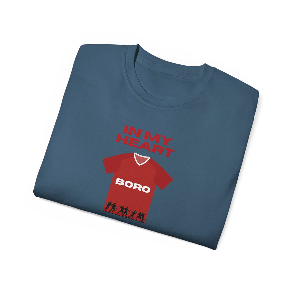 In My Heart Boro Football Tee — Fan Shirt