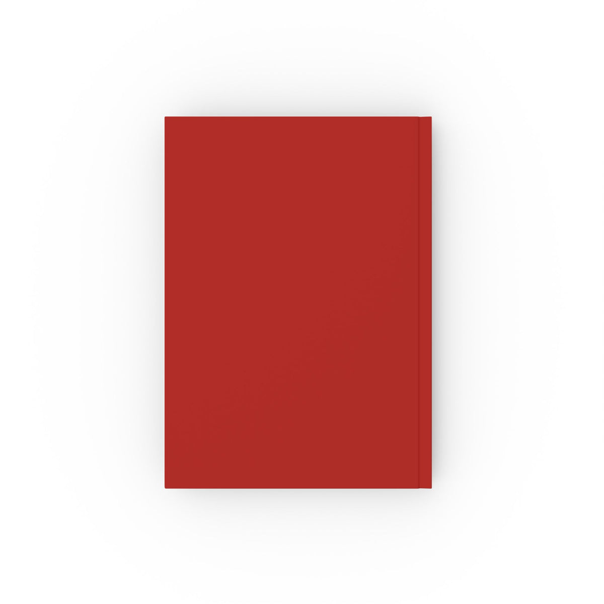 BORO Hardcover Journal — Red Collegiate Notebook for Students & Fans (blank sheets)