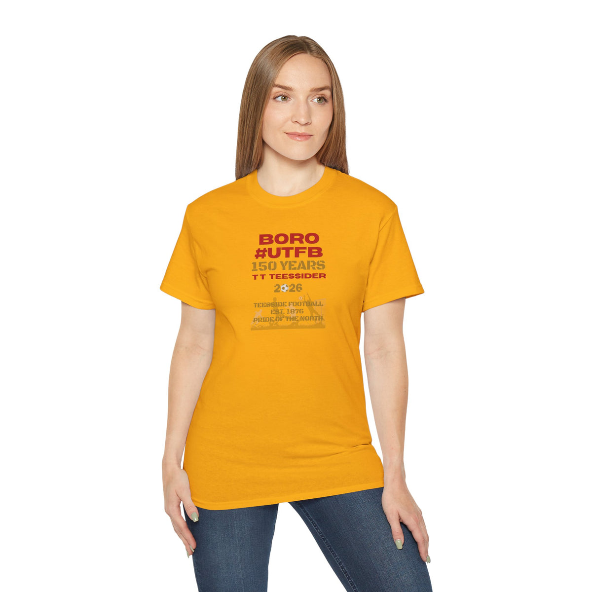 Boro #UTFB 150 Years Tee — Middlesbrough Football Anniversary Shirt