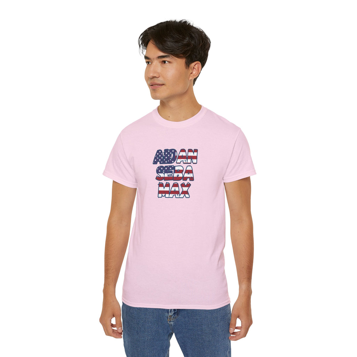 BORO's Midfield Trio Tee — AIDAN SEBA MAX USA  Graphic T‑Shirt