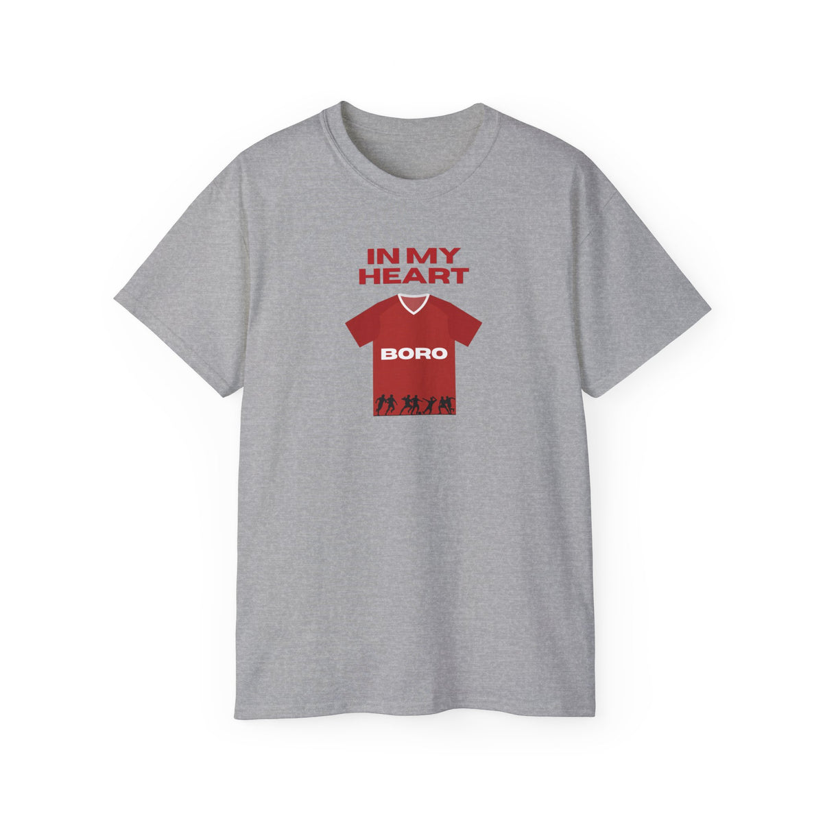 In My Heart Boro Football Tee — Fan Shirt