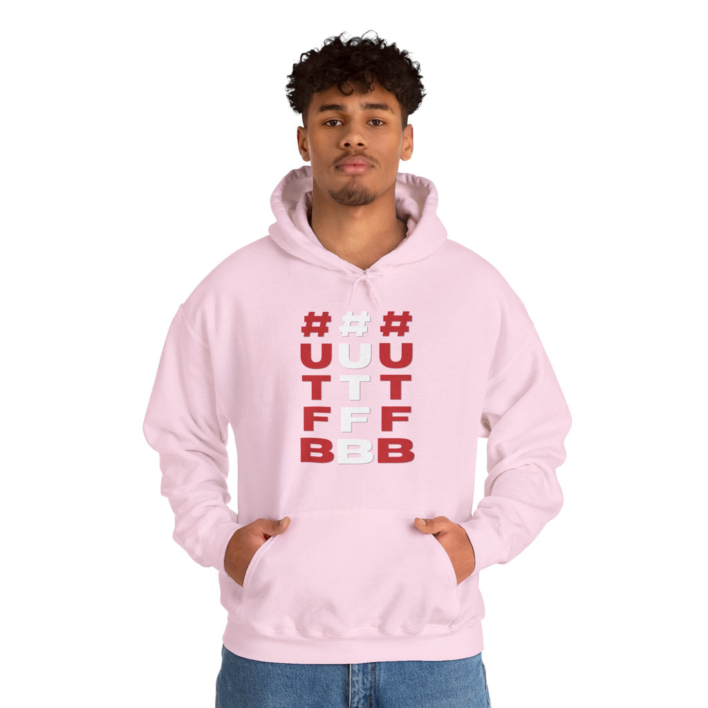 #UTFB 3x Verticle Hoodie 'front print' only.