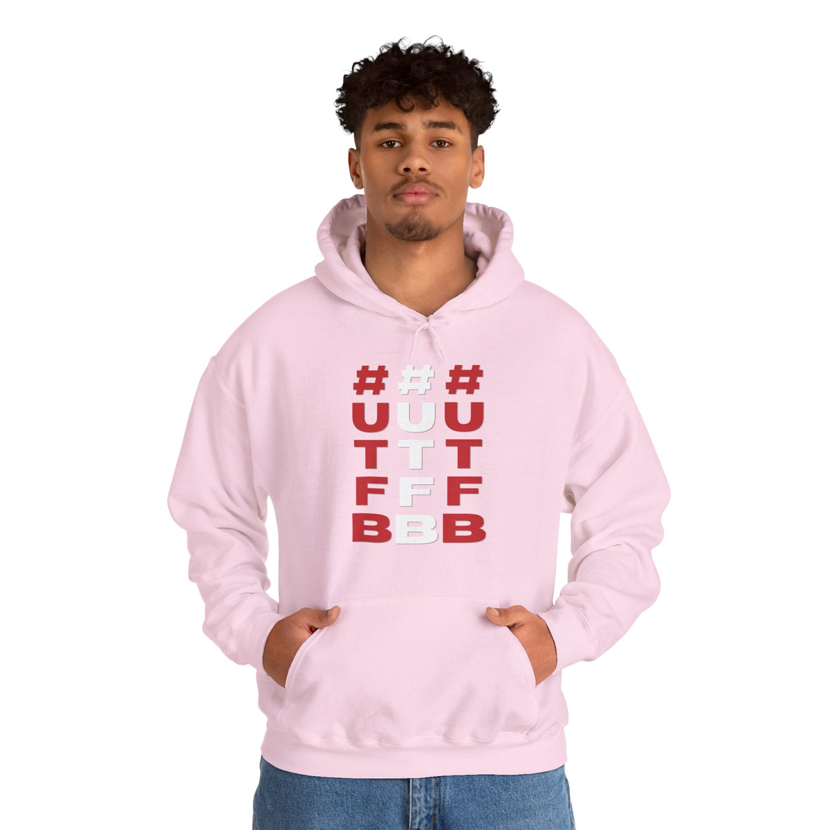 #UTFB 3x Verticle Hoodie 'front print' only.