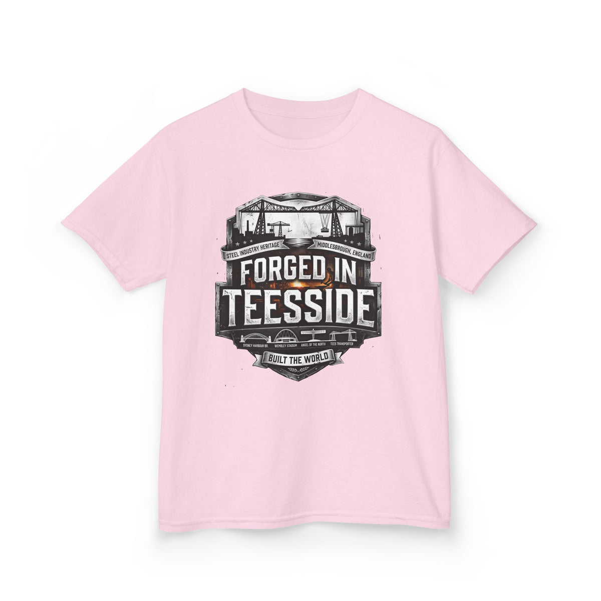 Kids Tee — "Forged in Teesside" BORO Industrial Shirt