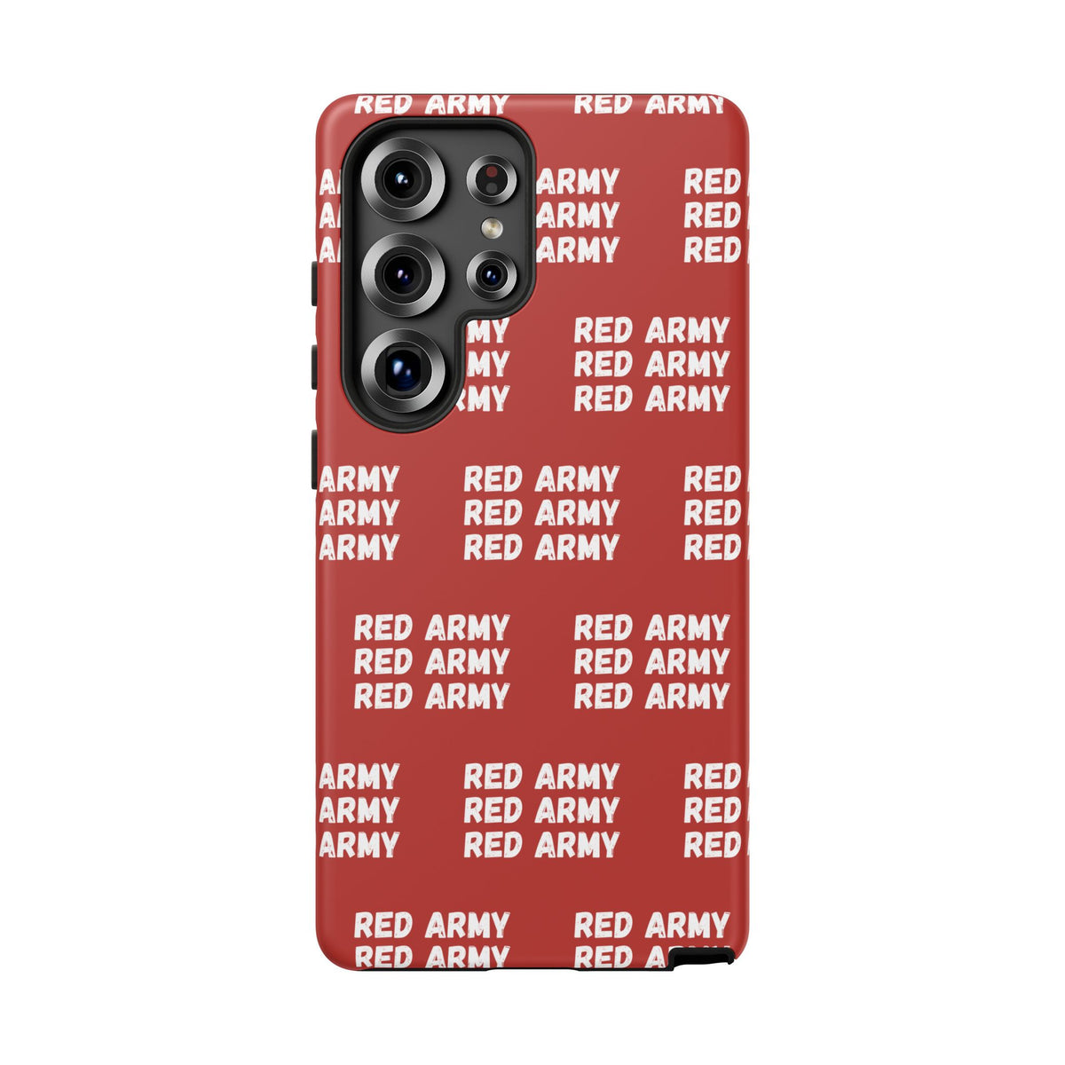 "RED ARMY RED ARMY RED ARMY" Phone Case — Red Pattern Tough Case