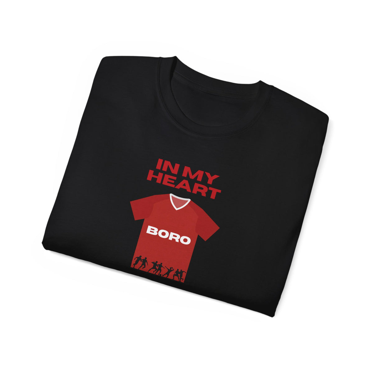 In My Heart Boro Football Tee — Fan Shirt