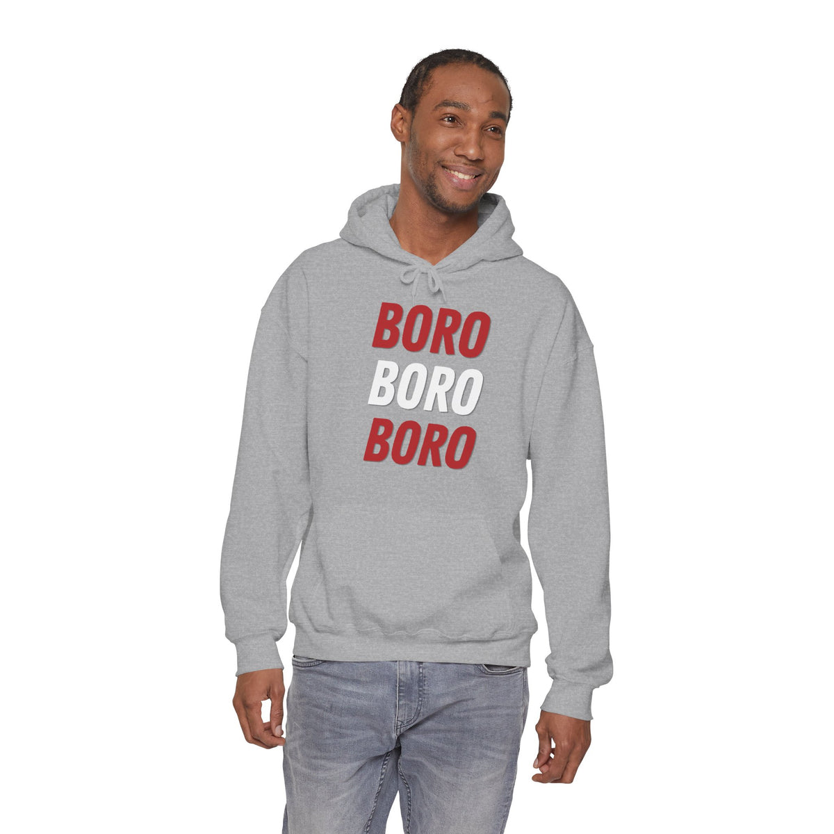 BORO Chant Hoodie 'front print' only.