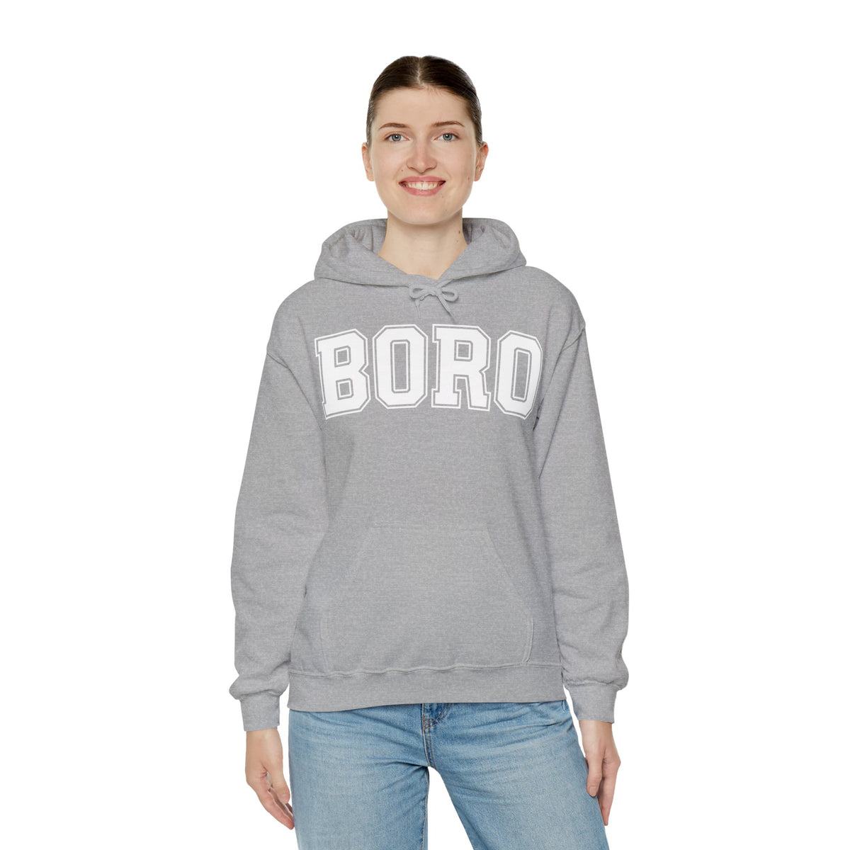 Uni BORO Style Hoodie 'front print' only.