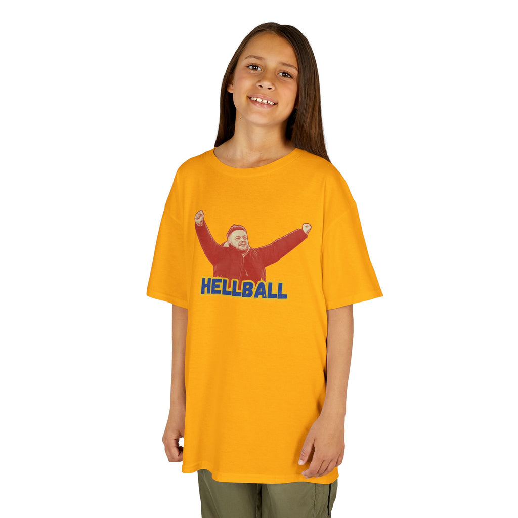 Kids 'HELLBALL' Gaffa Graphic Tee — In Kim we Trust