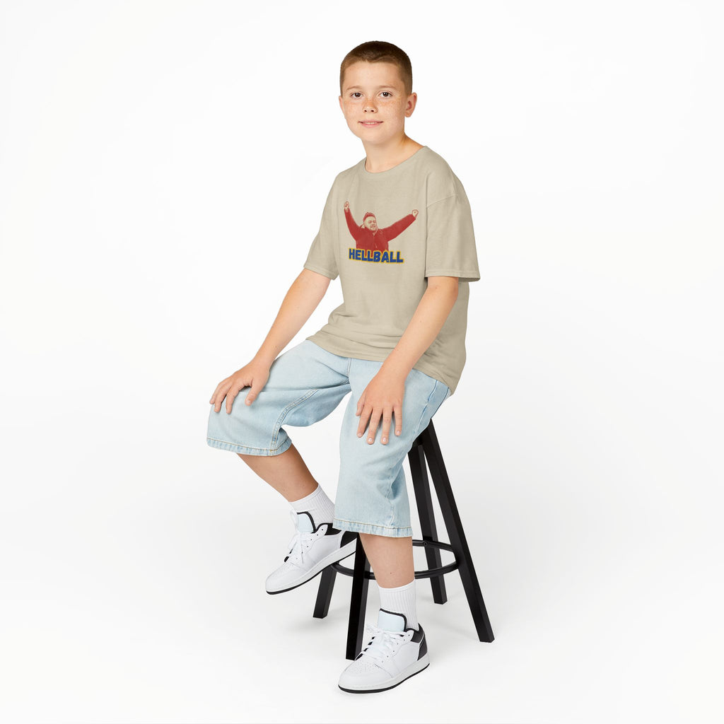 Kids 'HELLBALL' Gaffa Graphic Tee — In Kim we Trust
