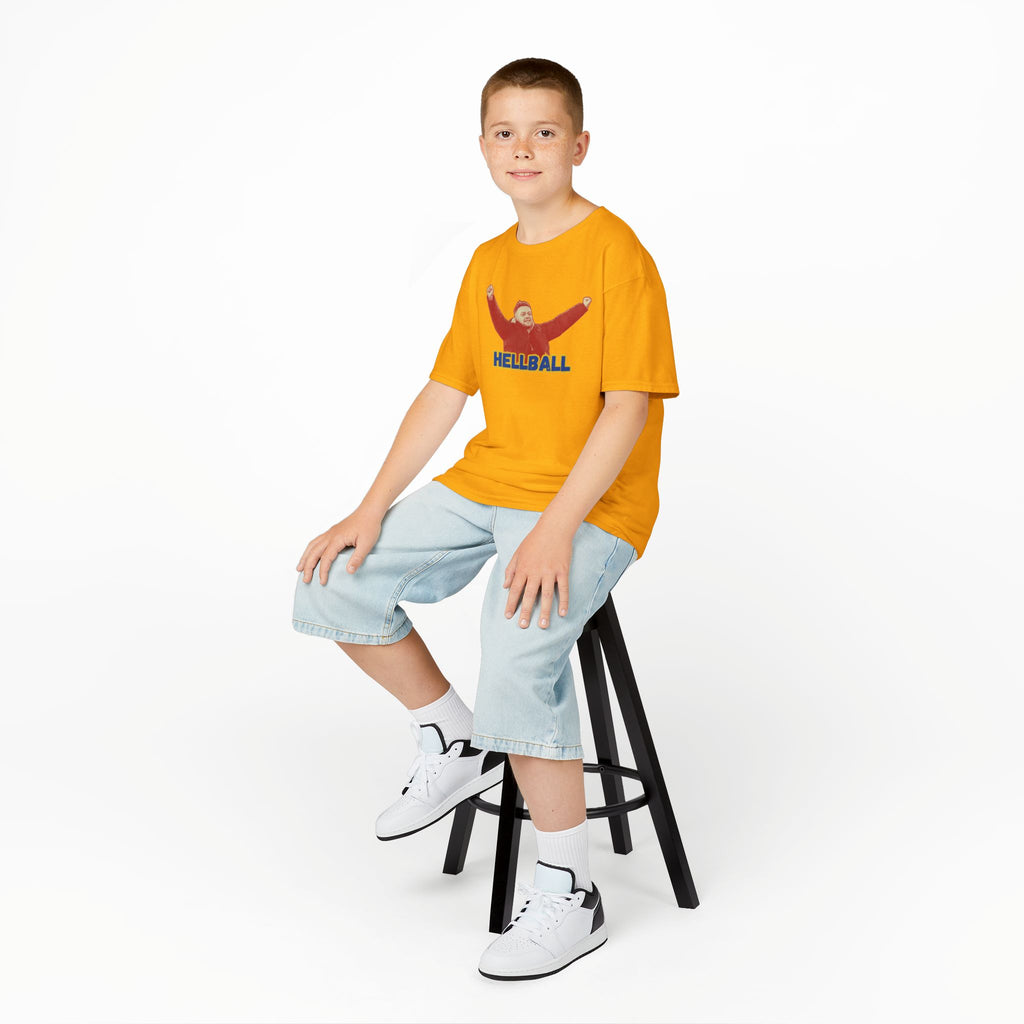 Kids 'HELLBALL' Gaffa Graphic Tee — In Kim we Trust