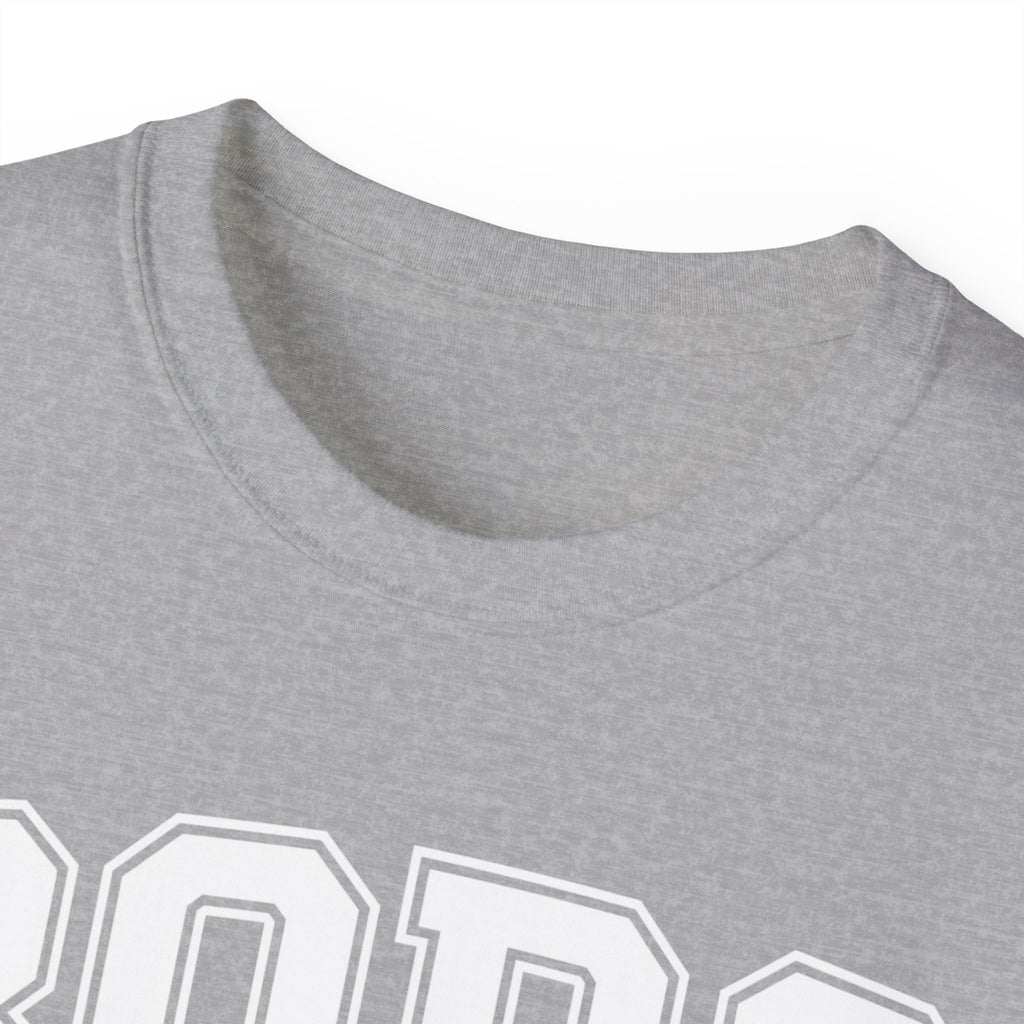 BORO Collegiate Graphic Tee — Classic UNI Lettering T-Shirt