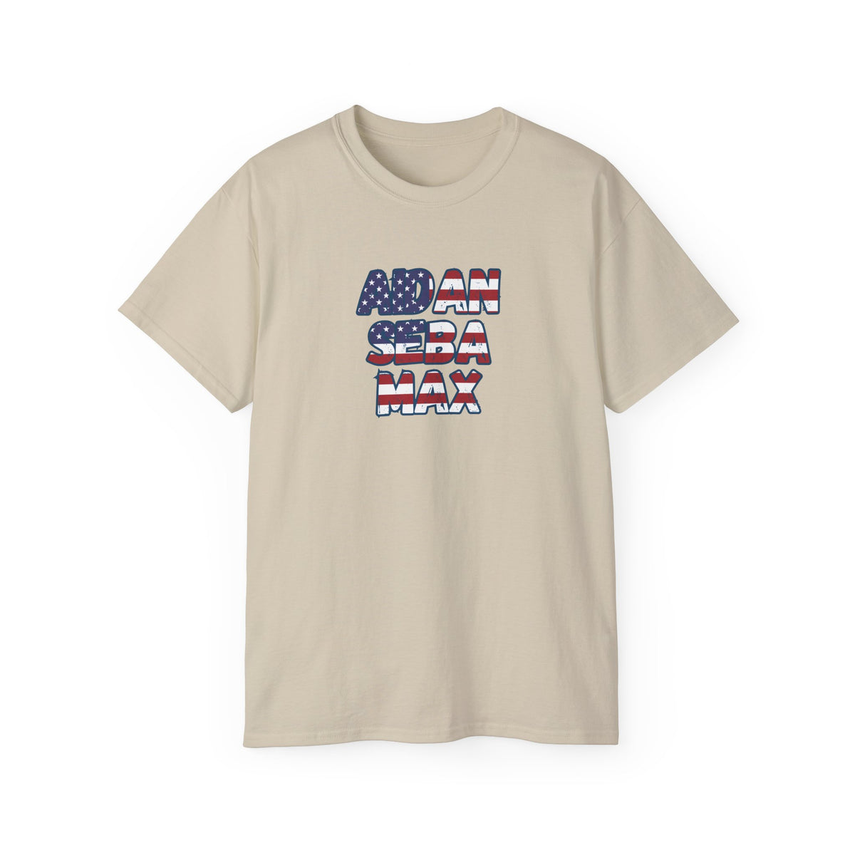 BORO's Midfield Trio Tee — AIDAN SEBA MAX USA  Graphic T‑Shirt