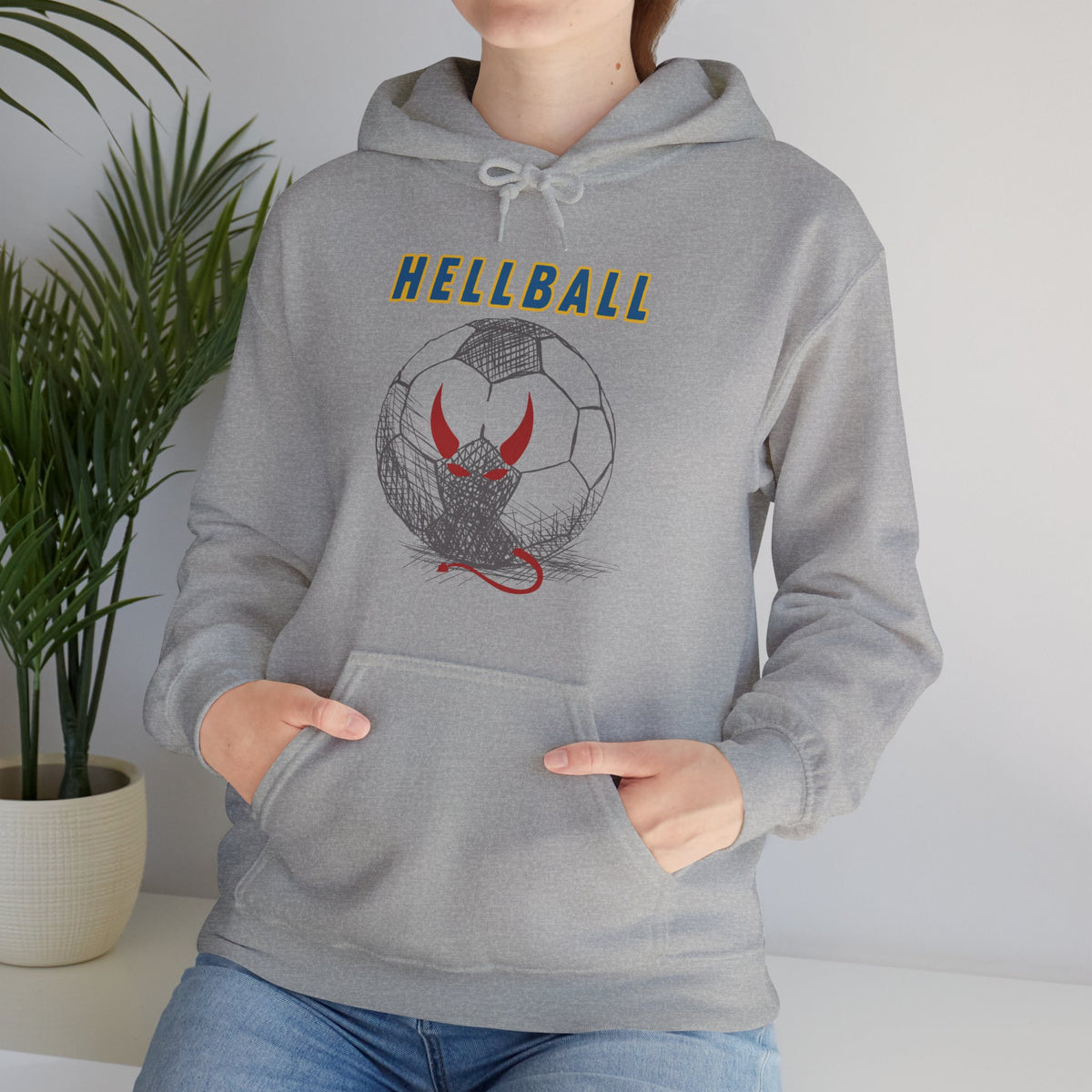 HELLBALL Hoodie 'front print' only.