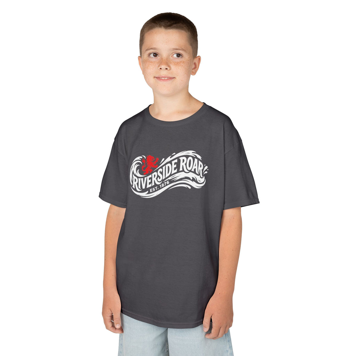 Kids T‑Shirt — Riverside Roar Middlesbrough fc Boro Wave Tshirt (Youth)
