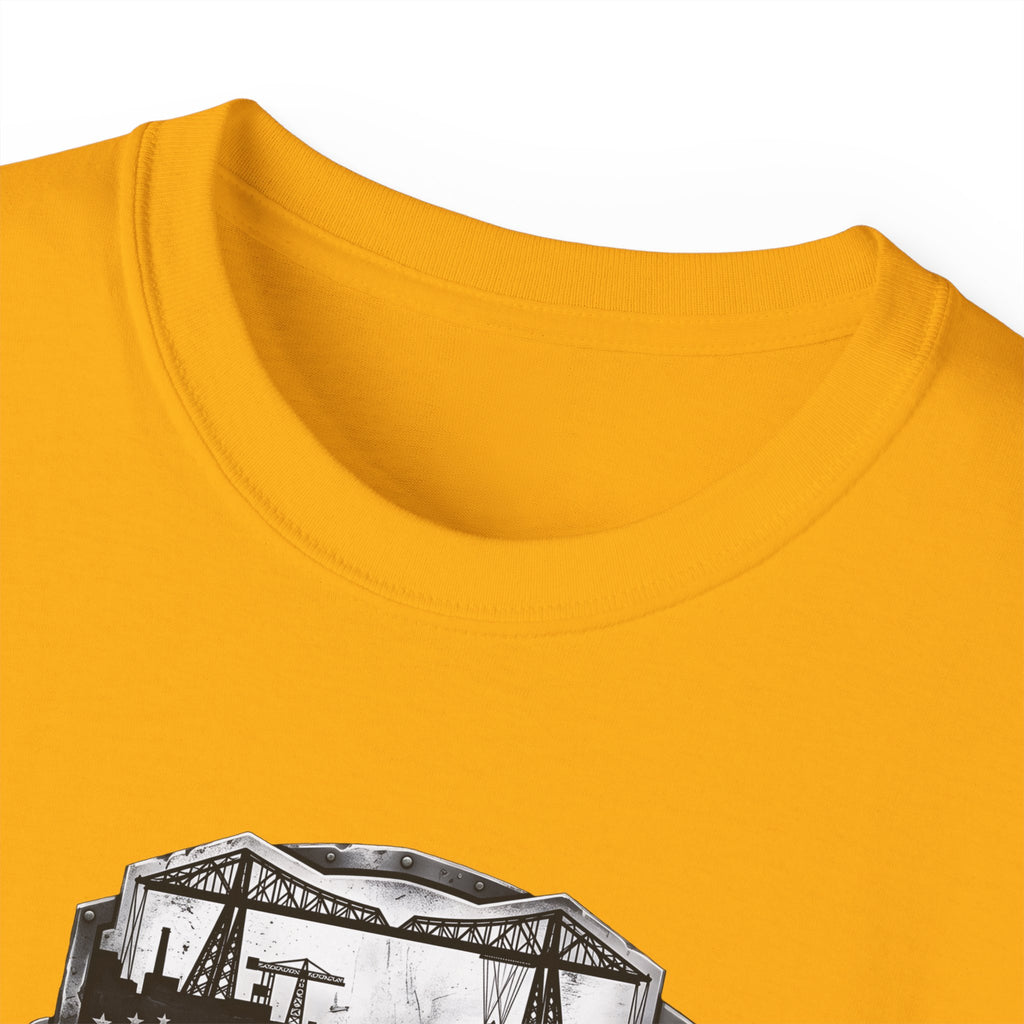 Forged in Teesside Graphic Tee, Industrial England T‑Shirt, Teesside Built The World, British Steel