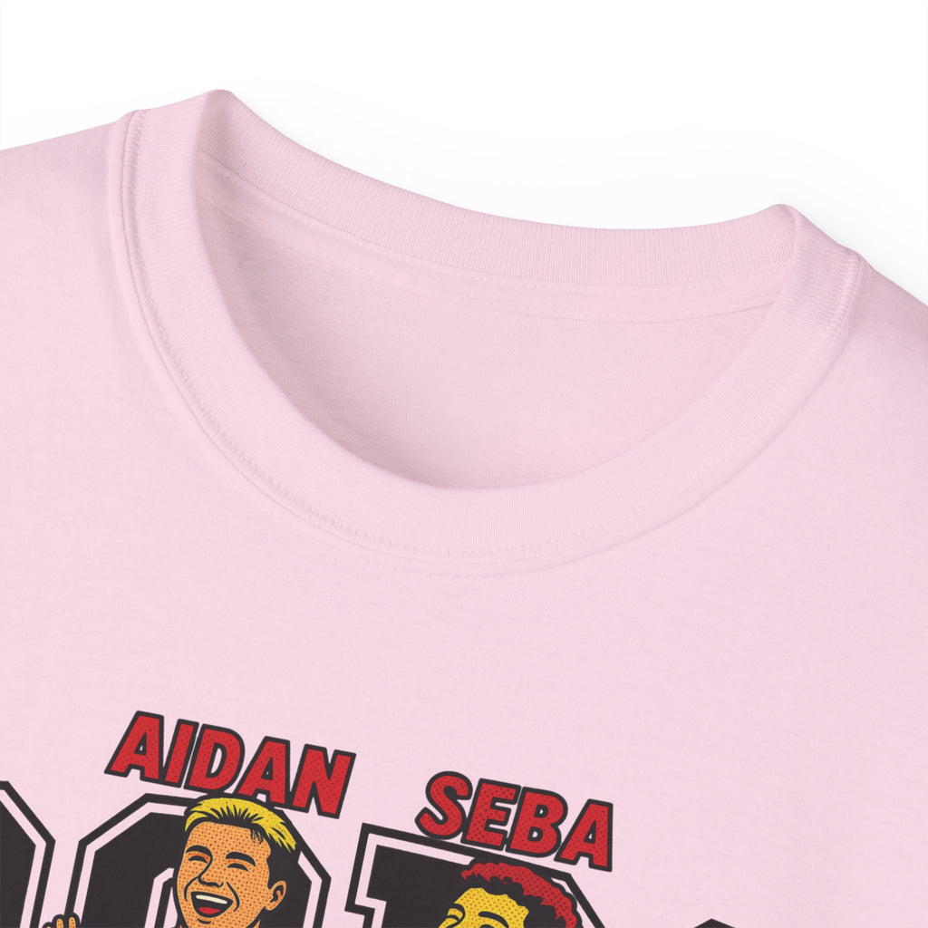 American Midfield — "Aidan & Seba, Boro's USA Midfield" Graphic T-Shirt