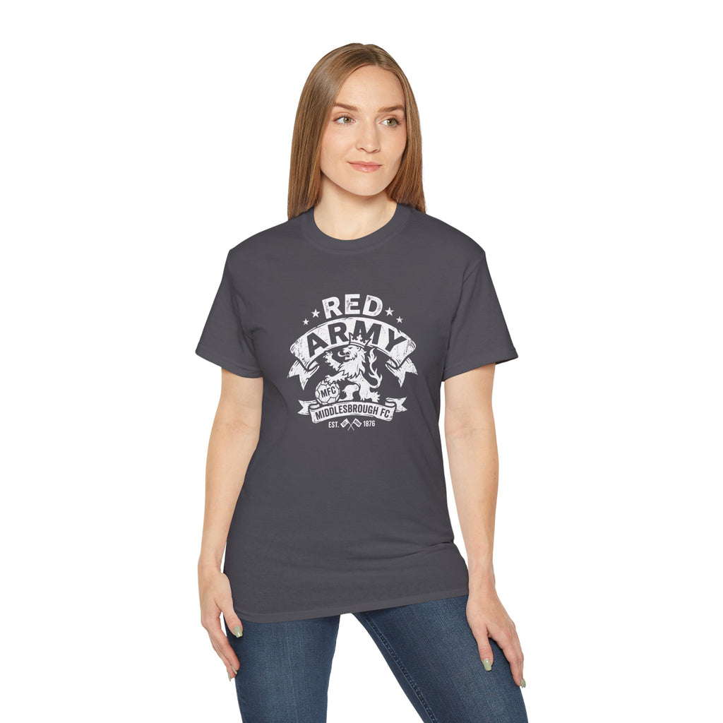 Red Army Middlesbrough FC Lion Shirt — BORO Fan Tee