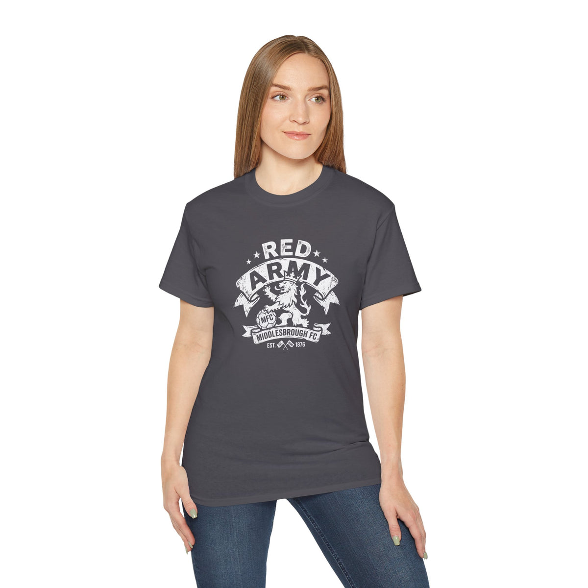 Red Army Middlesbrough FC Lion Shirt — BORO Fan Tee