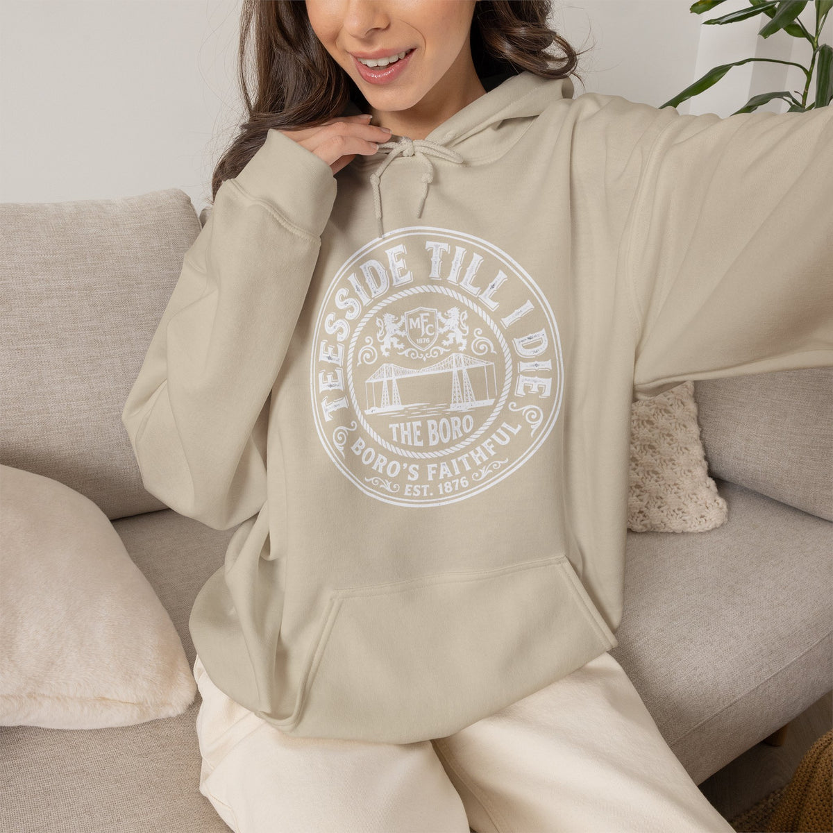 Riverside Till I Die - Boro Fan Hoodie 'front print'
