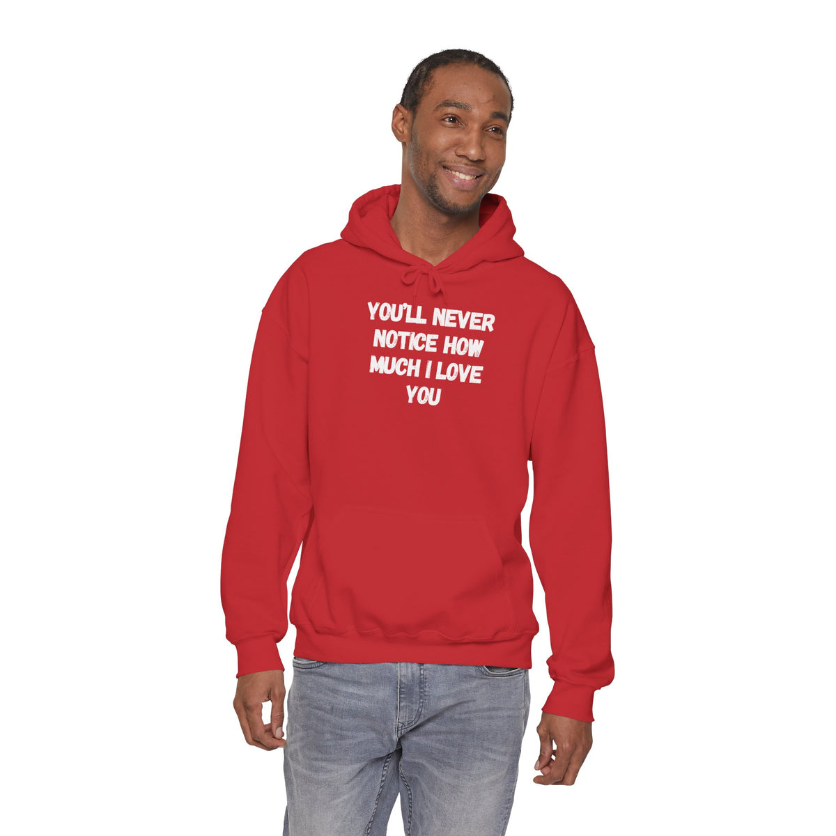 Youll Never Notice Hoodie 'front print' only.