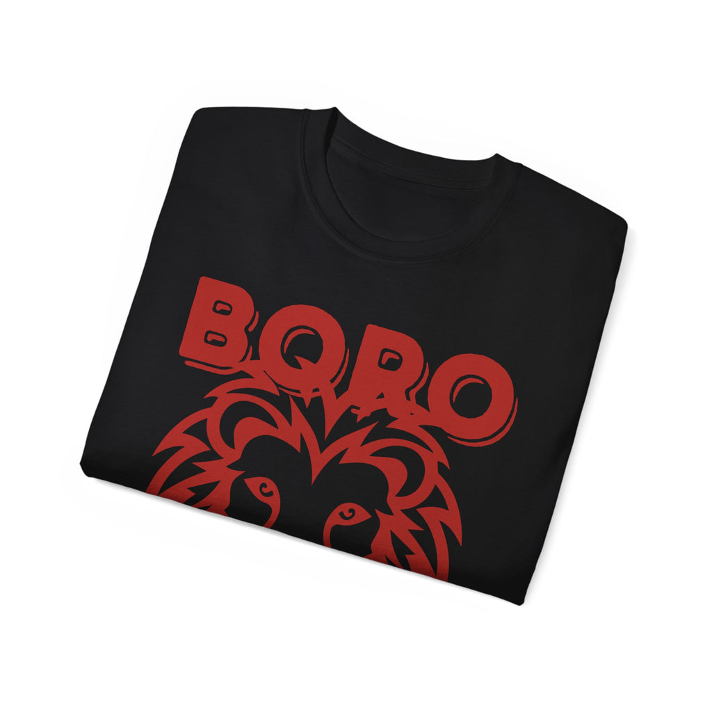 LARGE Black/Red Lion Mascot Tee – BORO 150 Years Commemorative T-Shirt