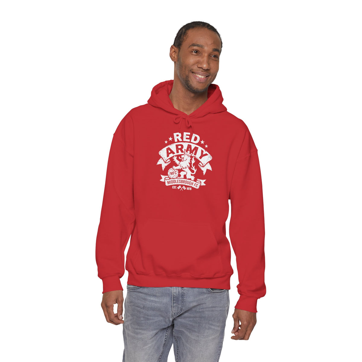 Adult Red Army -  BORO Logo Hoodie