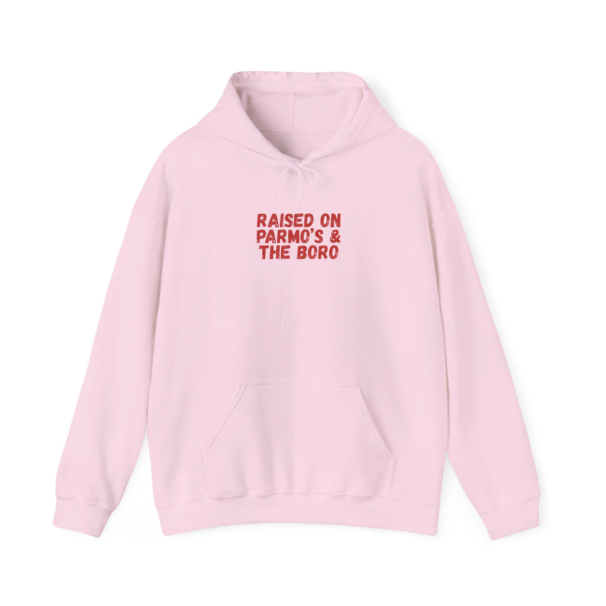 Raised on Parmo’s & The Boro Hoodie — #UTB BORO STYLE 'front print only'