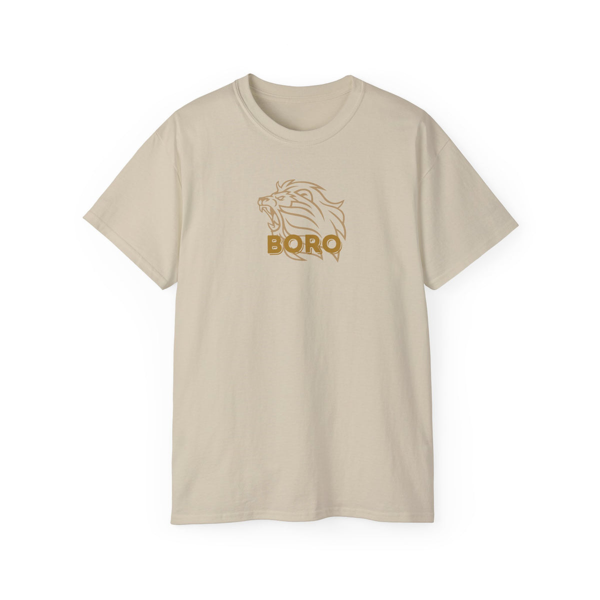 GOLD Roaring Lion BORO Football T-Shirt