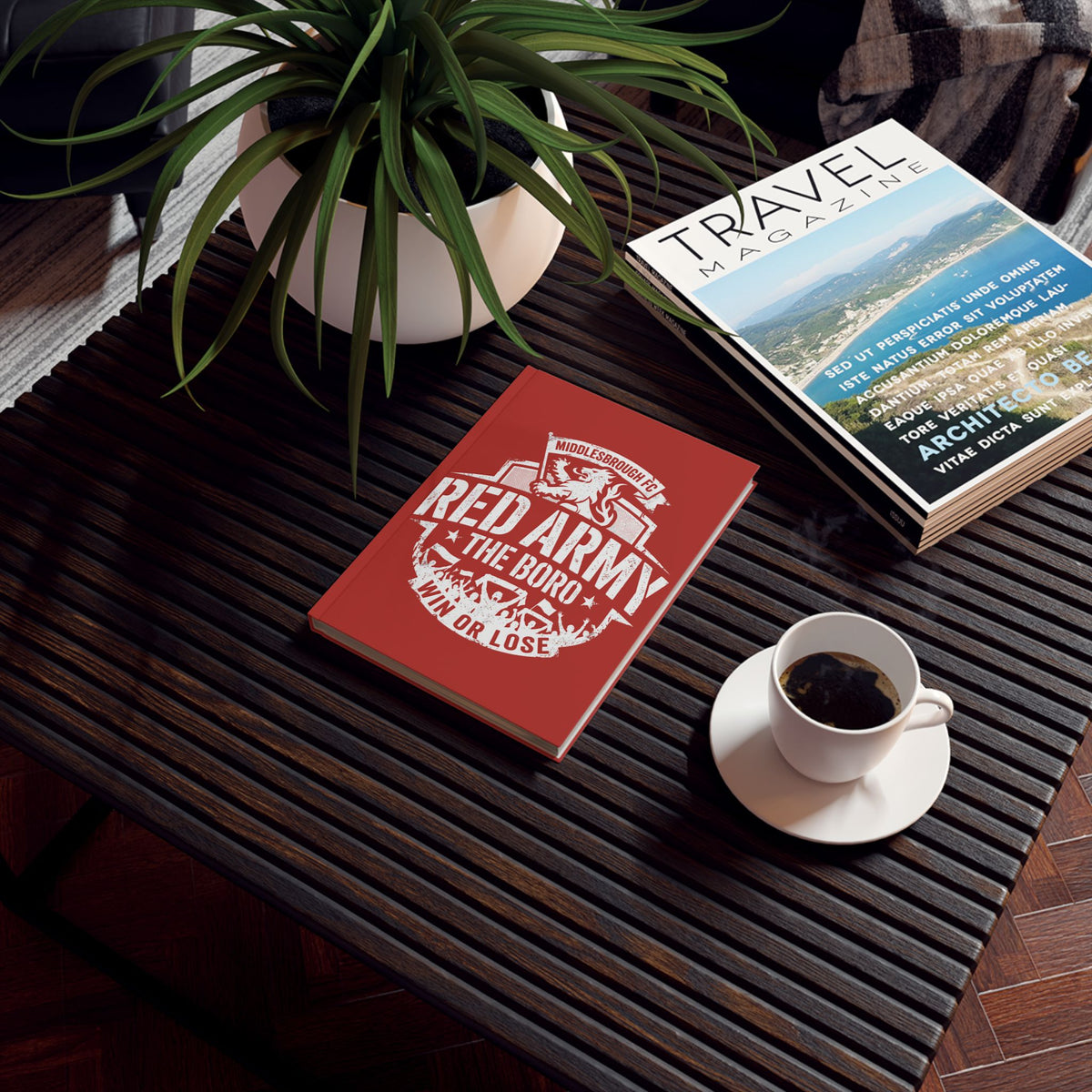 Red Army 'The Boro' Hardback Journal — Middlesbrough FC Fan Notebook