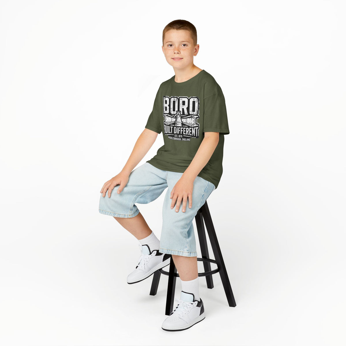 Kids Tee — Boro Built Different Tee — 'BORO Built Different' Graphic T-Shirt
